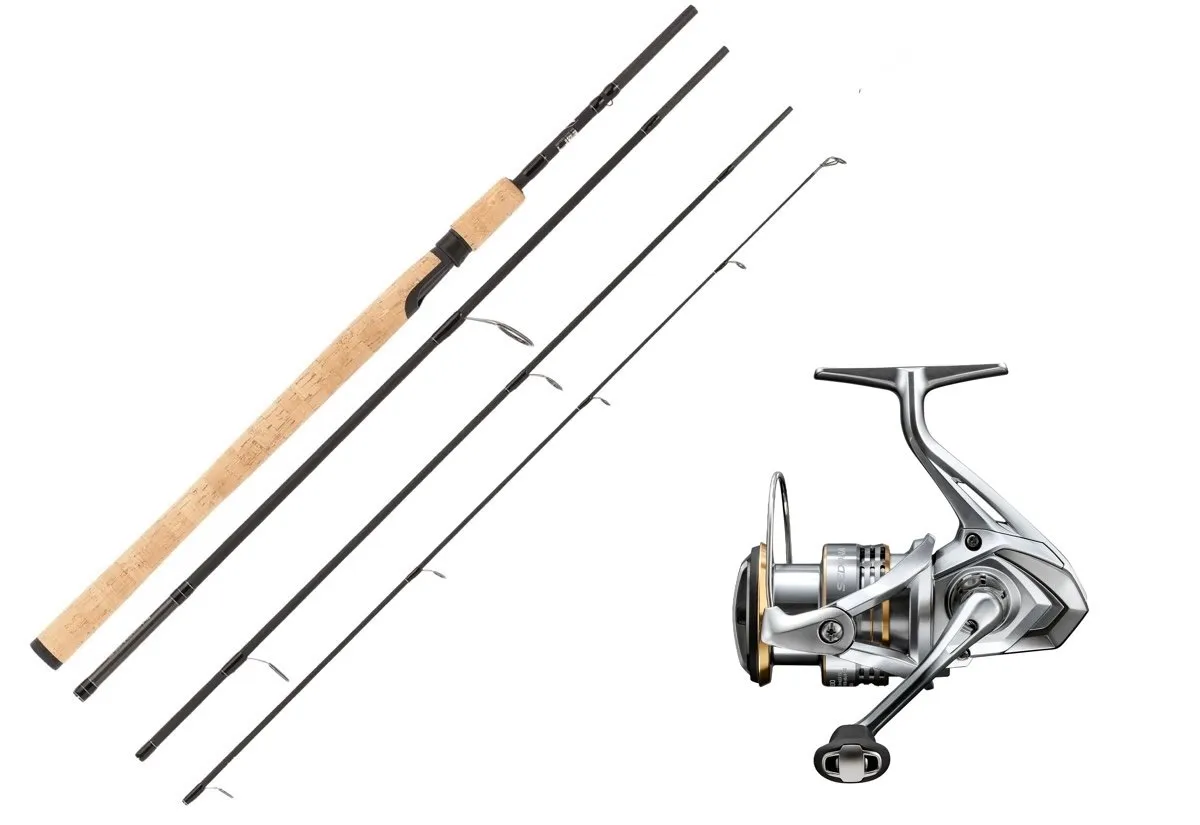 Lawson Expl G5 Haspel 4-D 9' 7-25g/Shimano Reel Sedona Fj Silver C3000