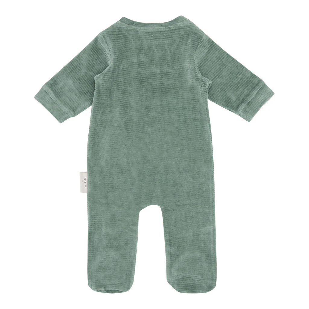Witlof for kids boxpakje Forest Green velvet rib
