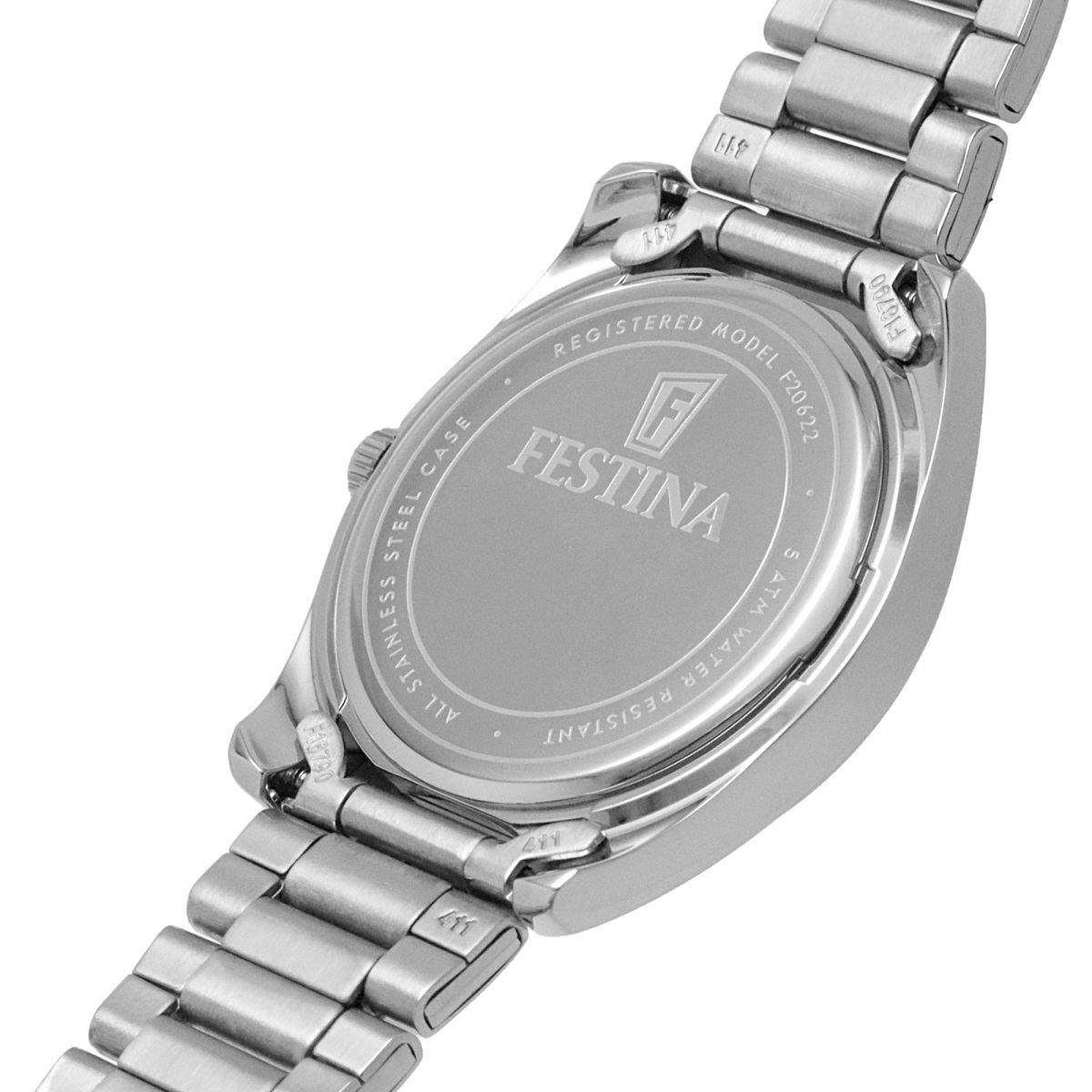 Festina Unisex Festina Silver Red Face Watch