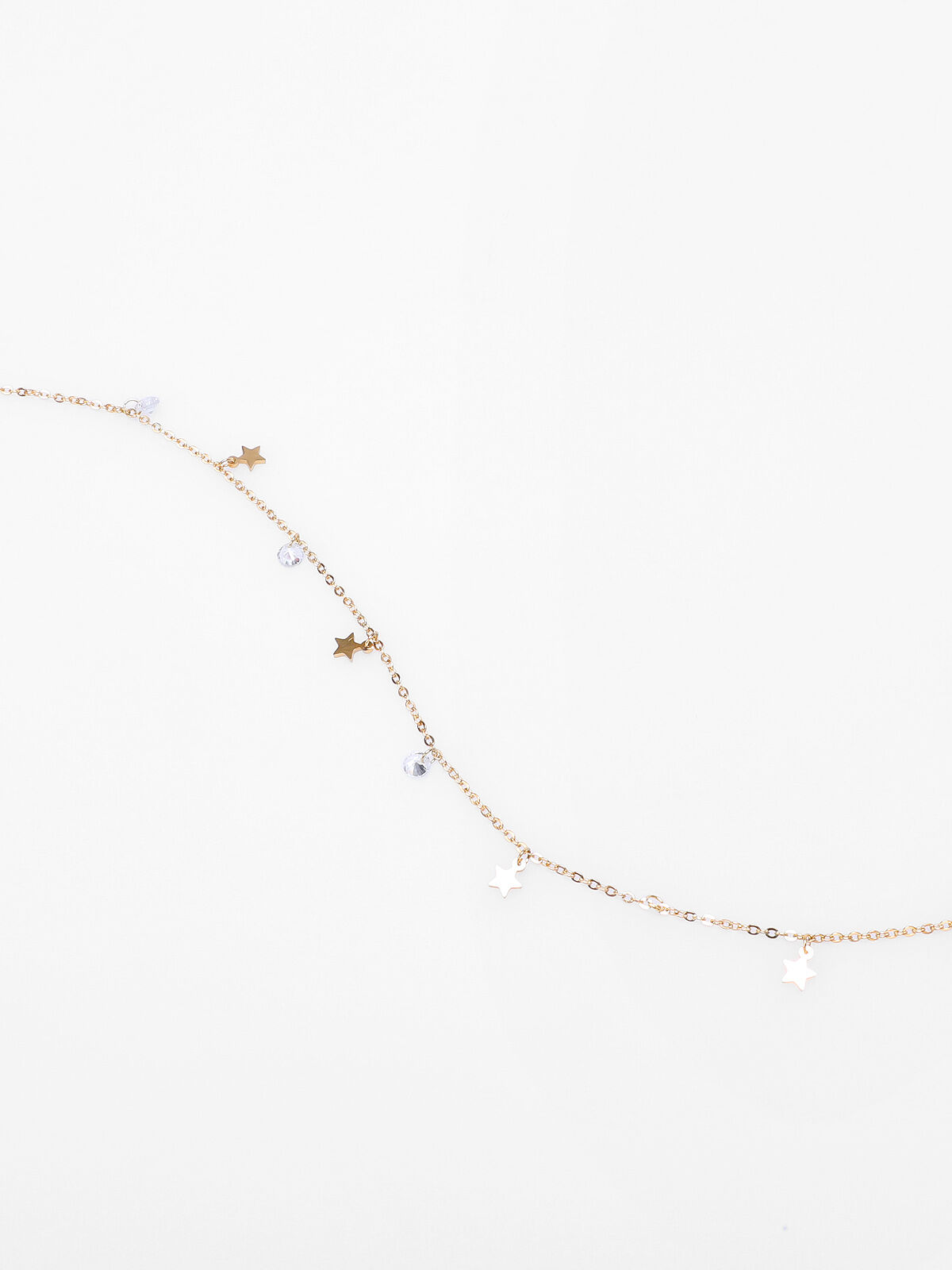 Chaîne de cheville à pendentifs- Doré