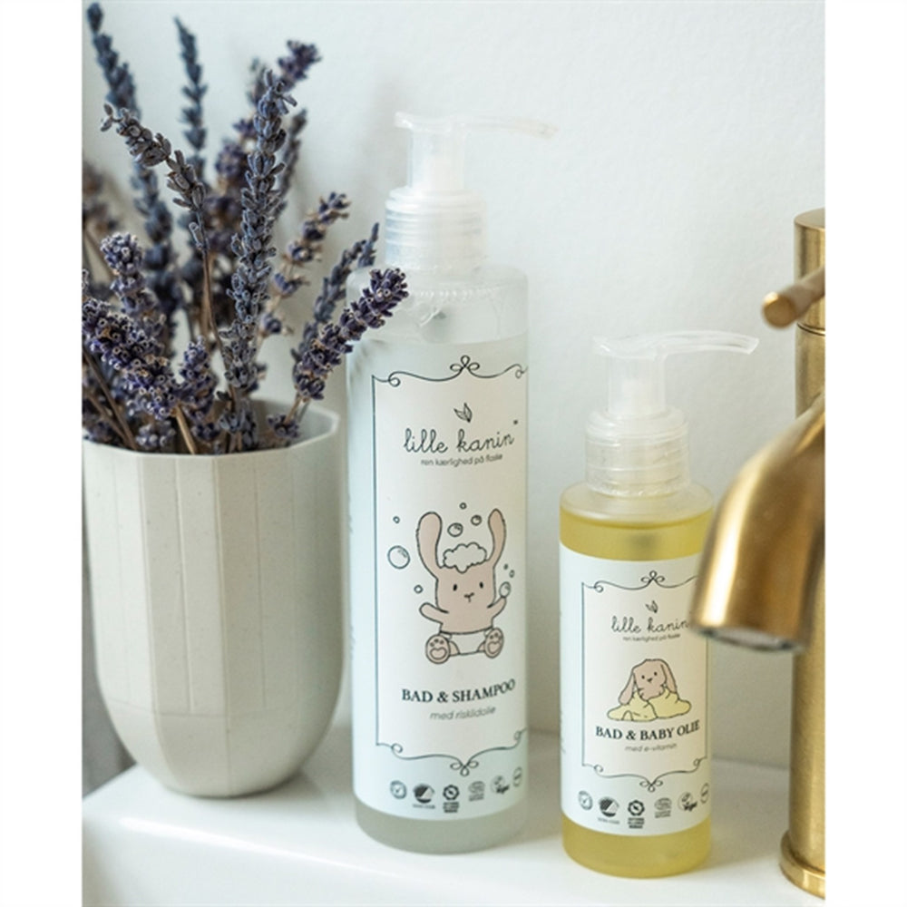 Bad & Baby Olie 100ml - Lille Kanin → Luksusbaby.dk