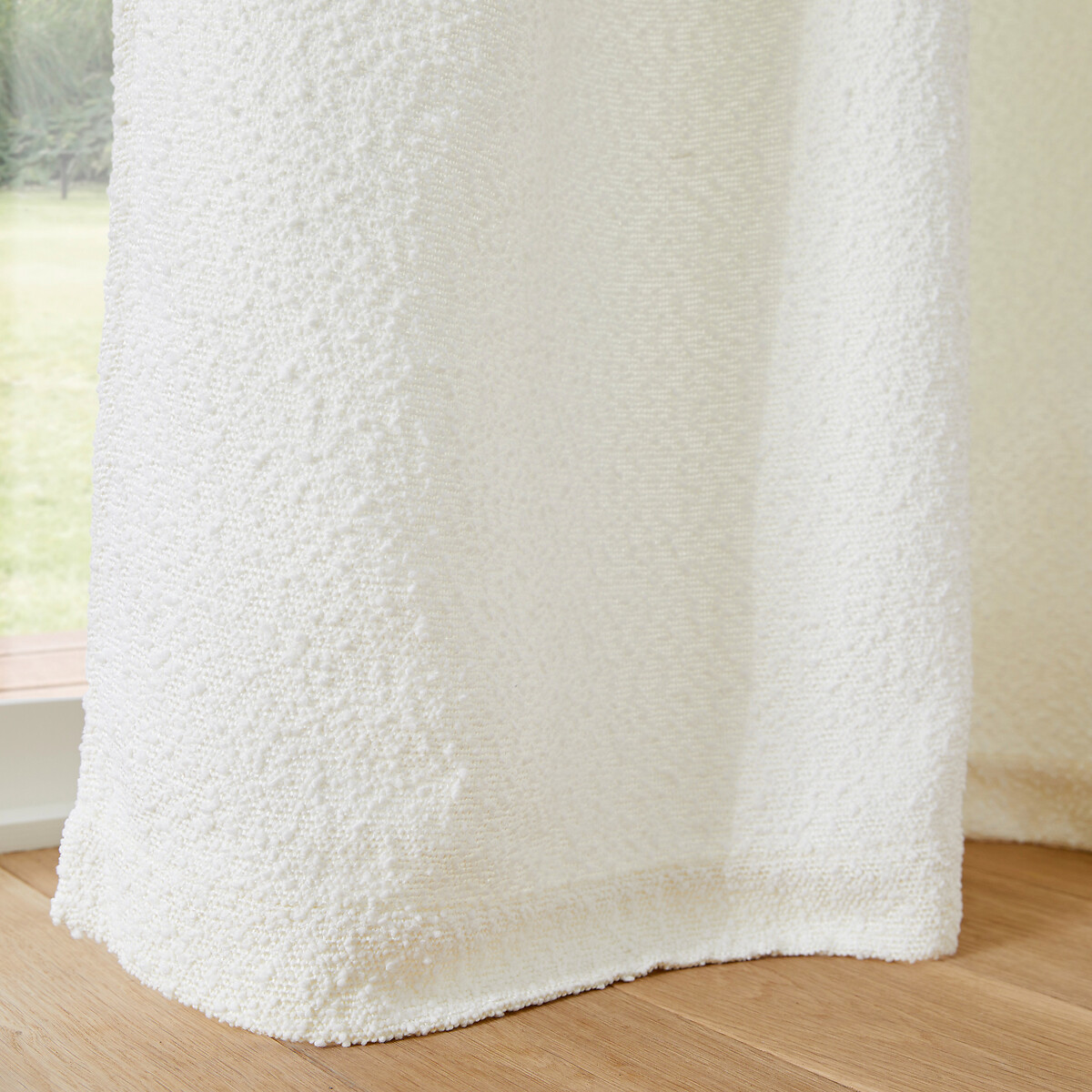 LA REDOUTE INTERIEURS<br>Cortina Bouclé com presilhas ocultas, Darci