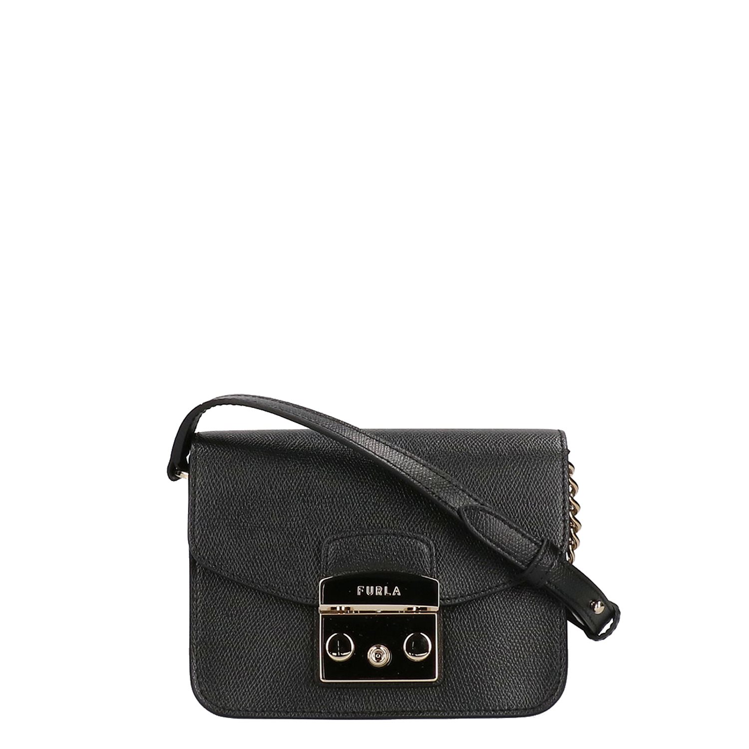 Furla Metropolis Mini Crossbody nero