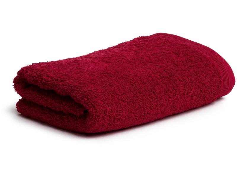 Möve Handtuch Superwuschel 50 x 100 cm, Rot Saugstarkes Frotteetuch mit Biesenbordüre