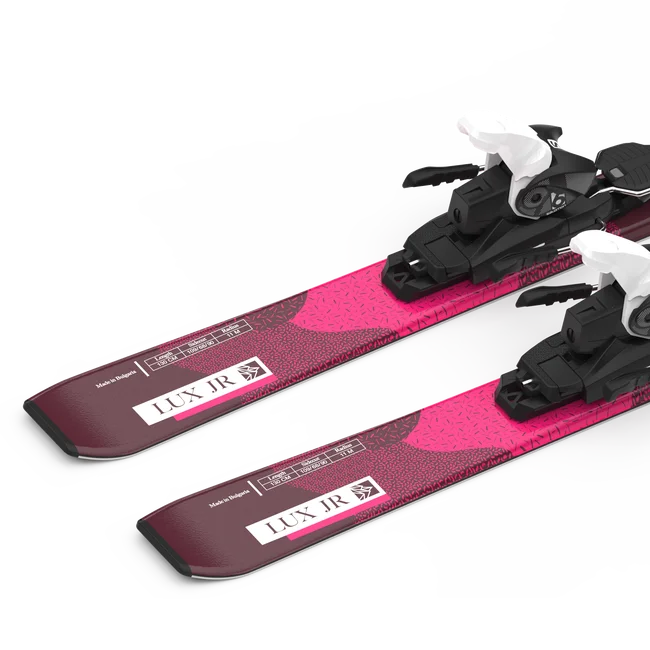 LUX M (and L6)  Junior - All Mountain-Ski-Set für Kids Bordeau/Pink