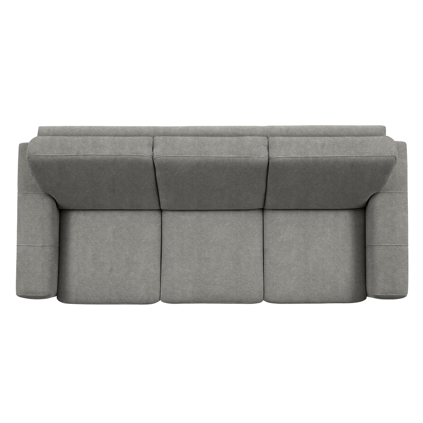 polsterpower 3-Sitzer-Sofa - Belle silver - Basismodell