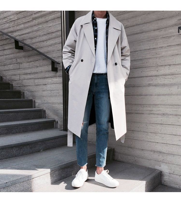 DragonRoad - Double-breasted midi trenchcoat