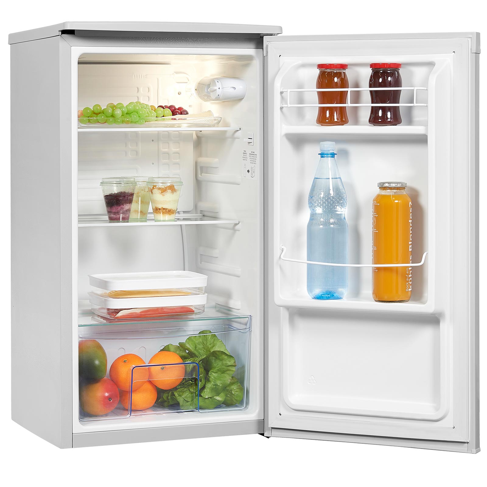 EXQUISIT Stand-Kühlschrank KS 85-V-091 F - grau