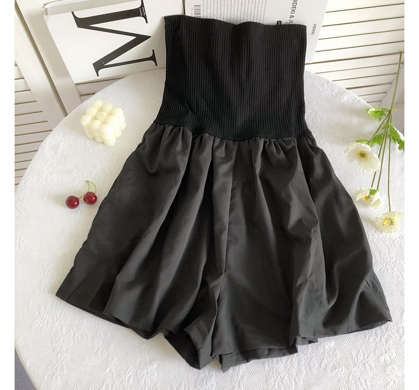 Iasia - Strapless romper met wijde pijpen