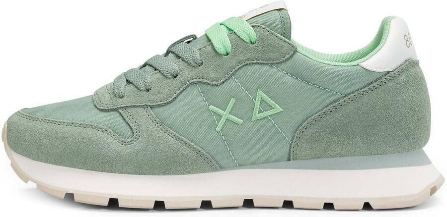 Sun68 Sun 68 Ally Solid Nylon Sneakers Dames Groen
