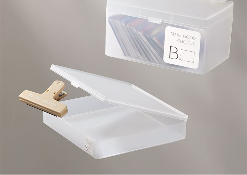 Sabam - Transparante plastic opbergdoos (verschillende designs)