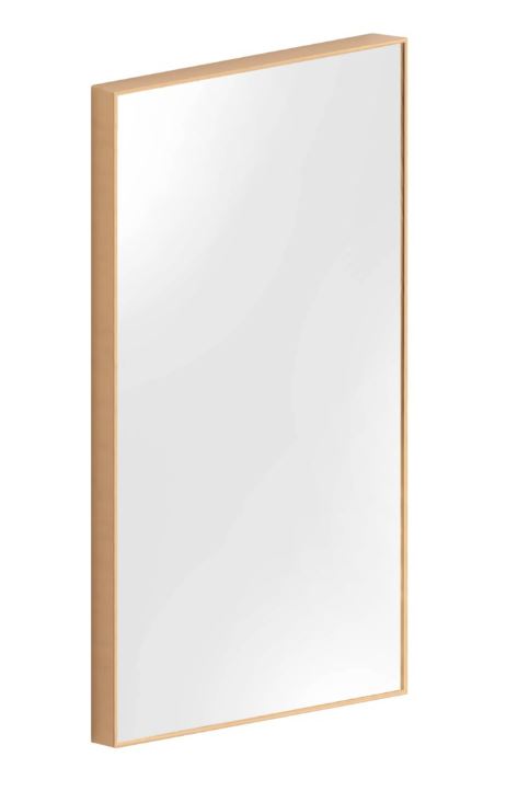 Sjithouse Furniture spiegel rechthoek 40x70cm goud