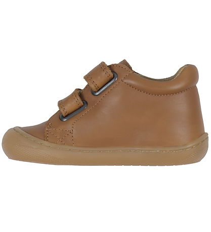 Pom Pom Lauflernschuh - First Sport Klettband - Camel