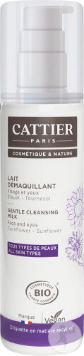 Cattier Caresse D'Herboriste Lait Démaquillant Tous Types De Peaux Flacon Pompe 200ml