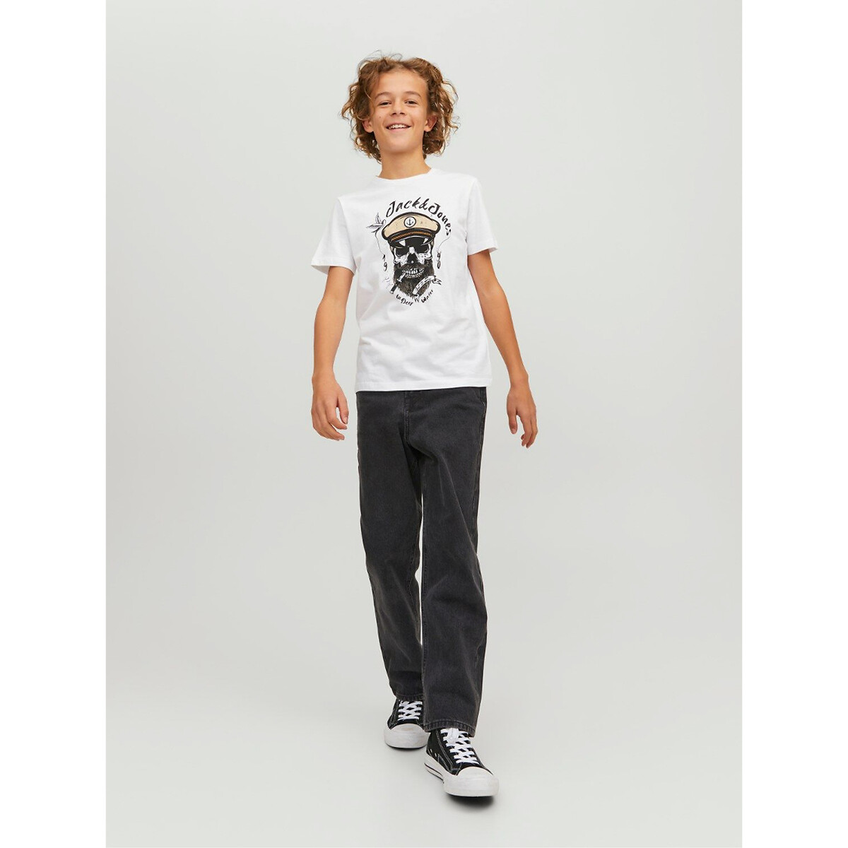JACK & JONES JUNIOR<br>Calça jeans de modelagem ampla