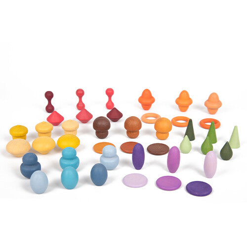 Tickit speelfiguren met symbolische kleuren - 42st