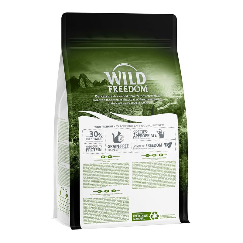 Wild Freedom Adult Green Lands Sterilised, agneau - sans céréales