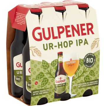 Gulpener - Ur-Hop IPA - BIO - Fles - 6 x 300ML