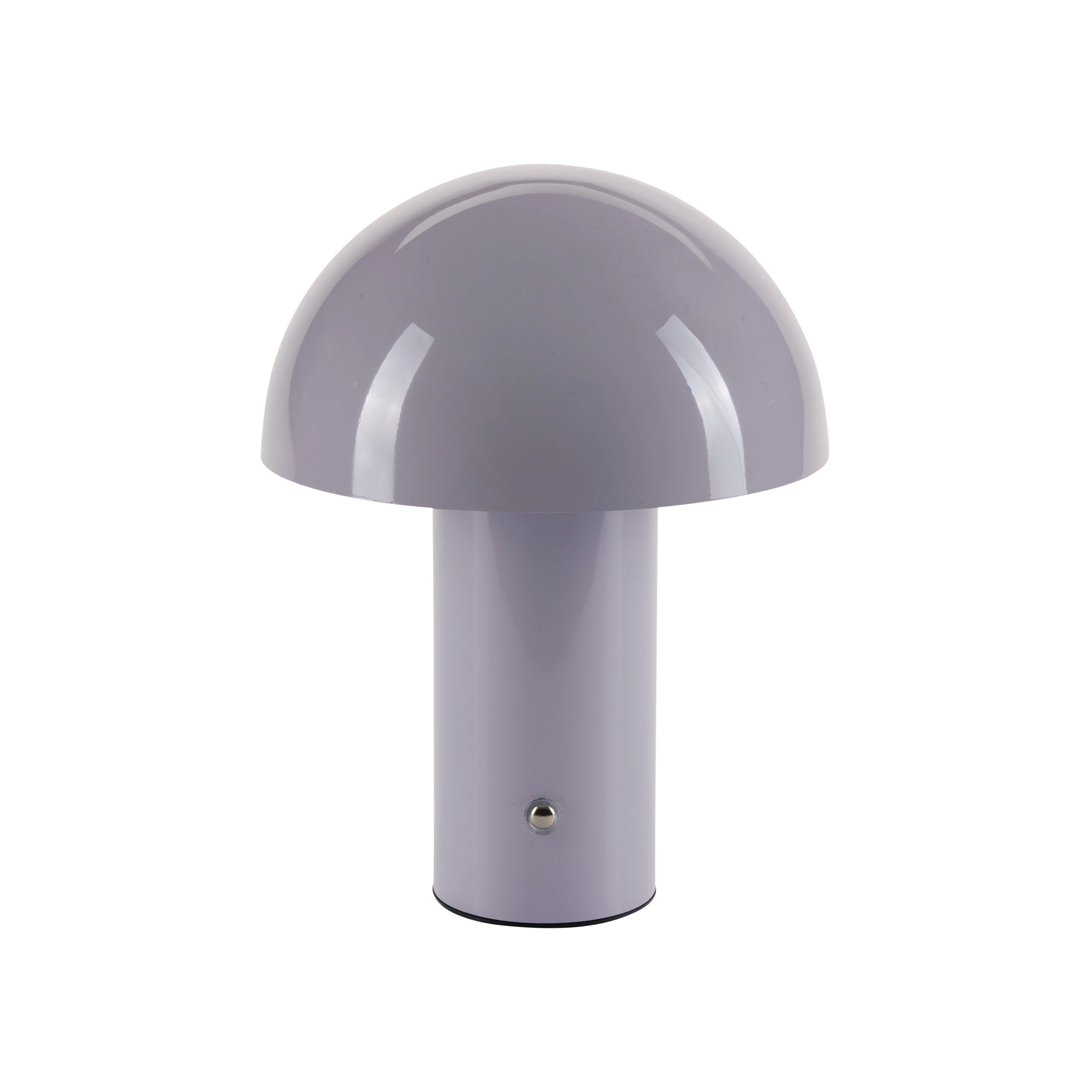 Bahne Interior  Glossy Mushroom LED bordlampe, lilla - H21,5 cm.