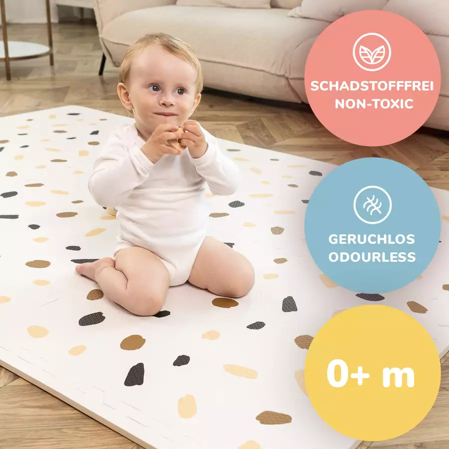 Hakuna Matte XXL Puzzlematte für Babys – Konfetti