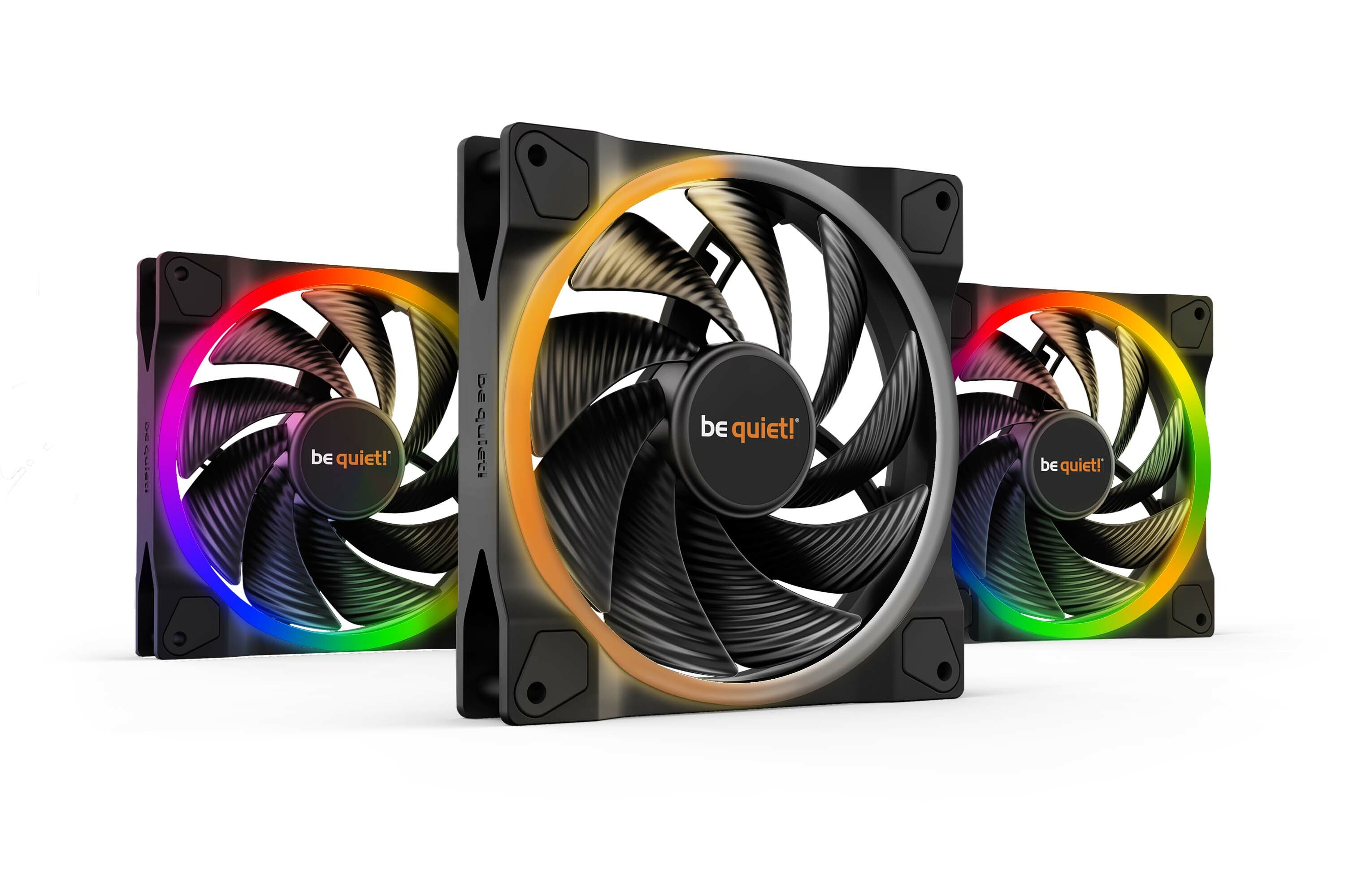 be quiet! LIGHT WINGS 140mm PWM high-speed Triple-Pack