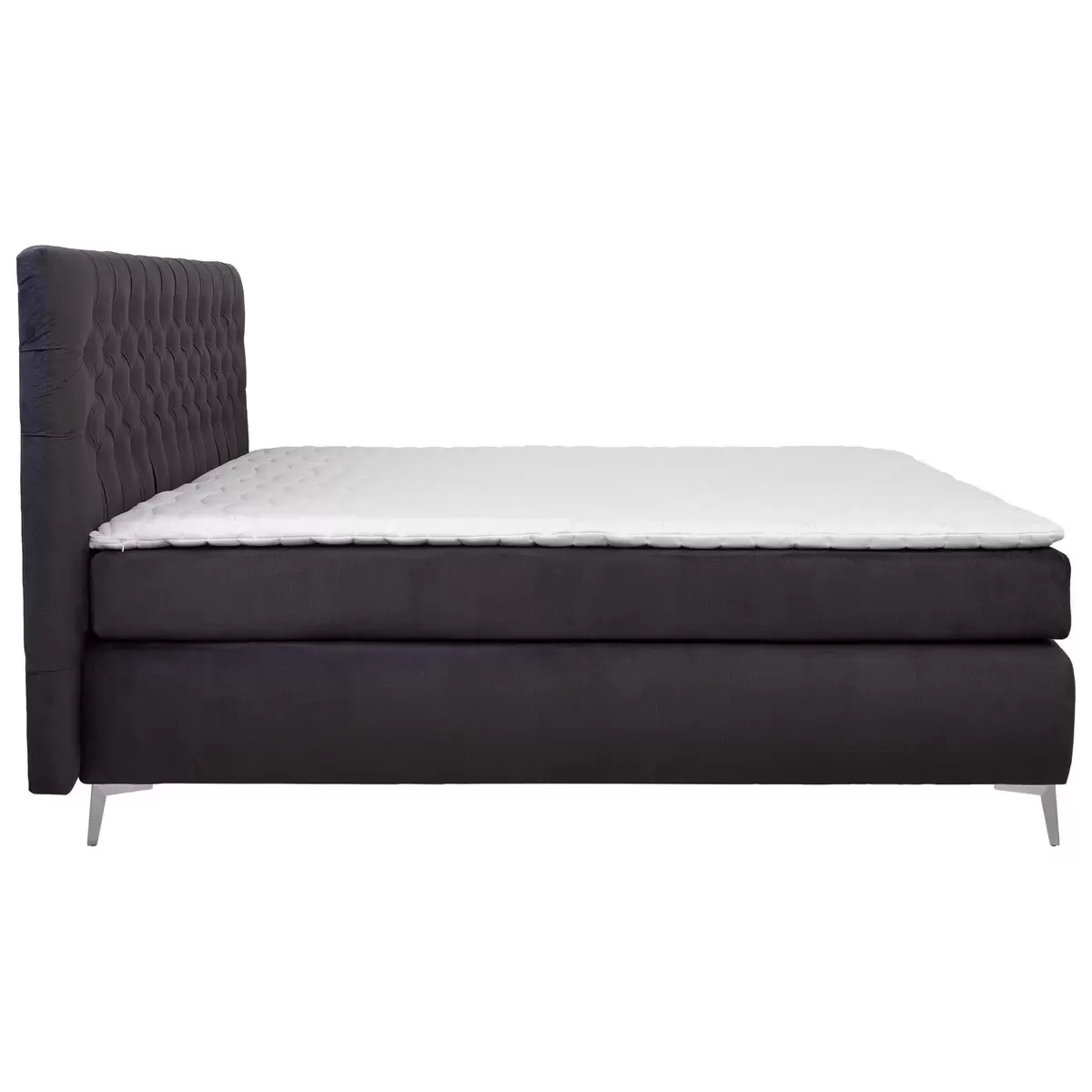 Boxspringbett Oftringen 180 x 200 Schwarz