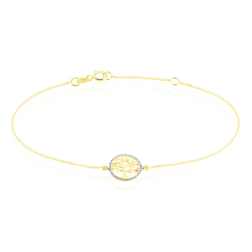 Bracelet Or Bicolore Solidage