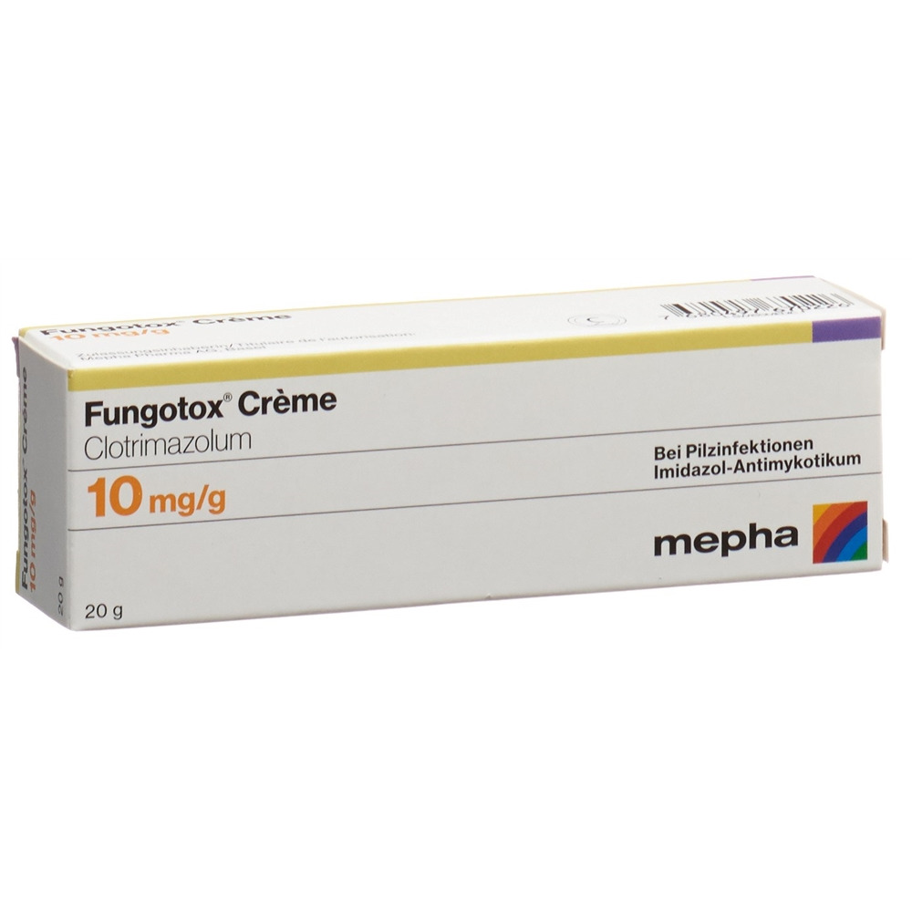 FUNGOTOX Creme 10 mg/g Tb 20 g<br>20 g, Tube, Creme