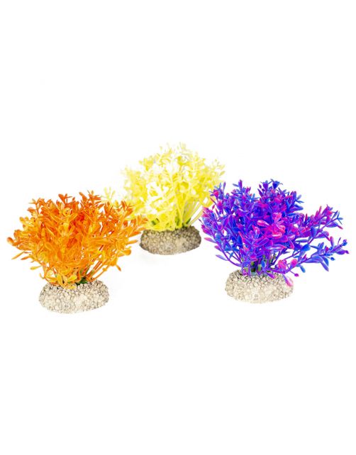 Aqua Della Decor Planten Glosso - Aquarium - Kunstplant - 9 cm Assorti