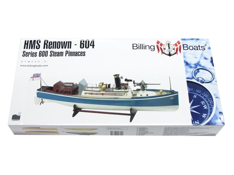 Billing Boats Bausatz Dampfschiff H.M.S. Renown, 450 mm 1:3 Royal Navy Dampfschiff Modellbausatz