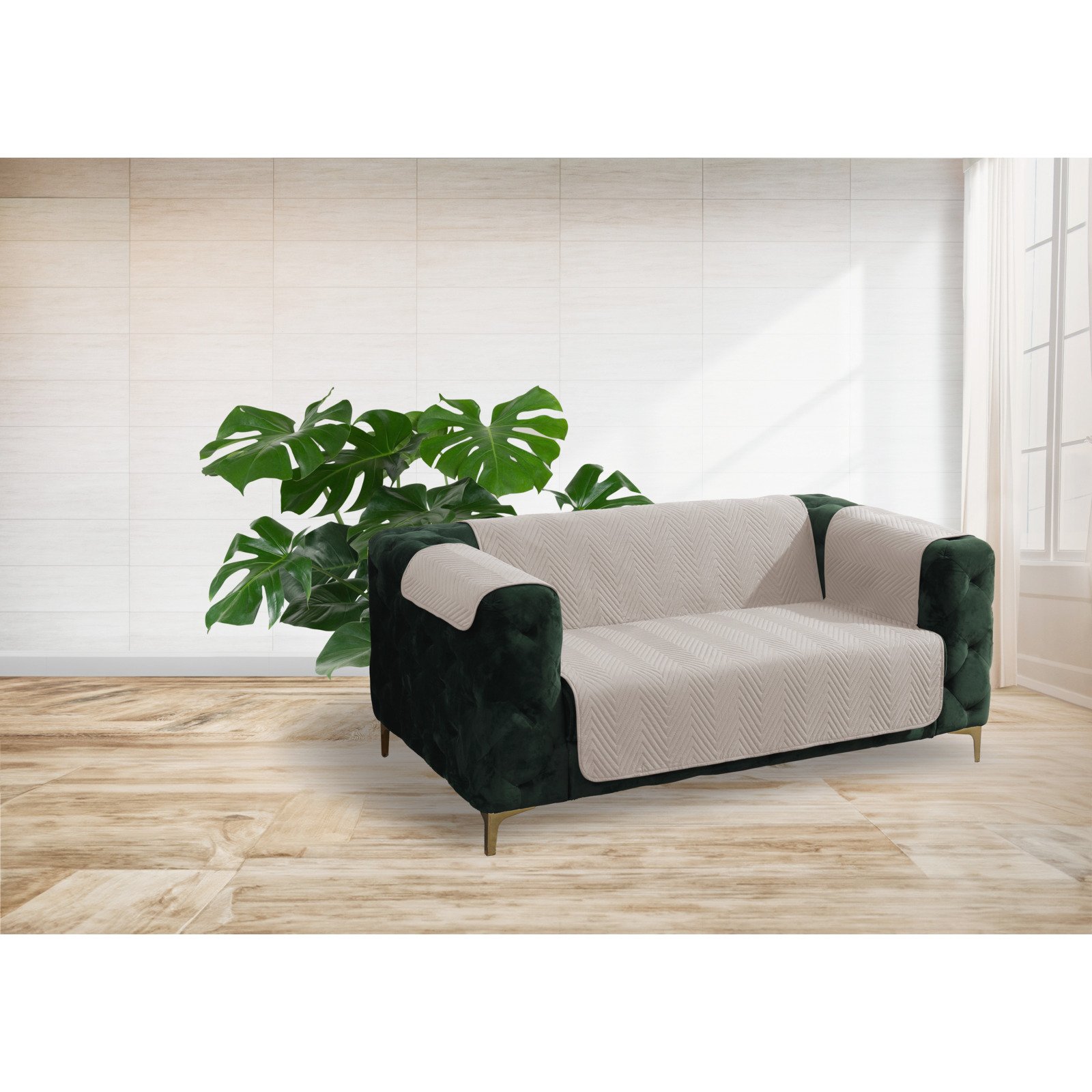 Steppdecke Sofaschutz 2 Personen
