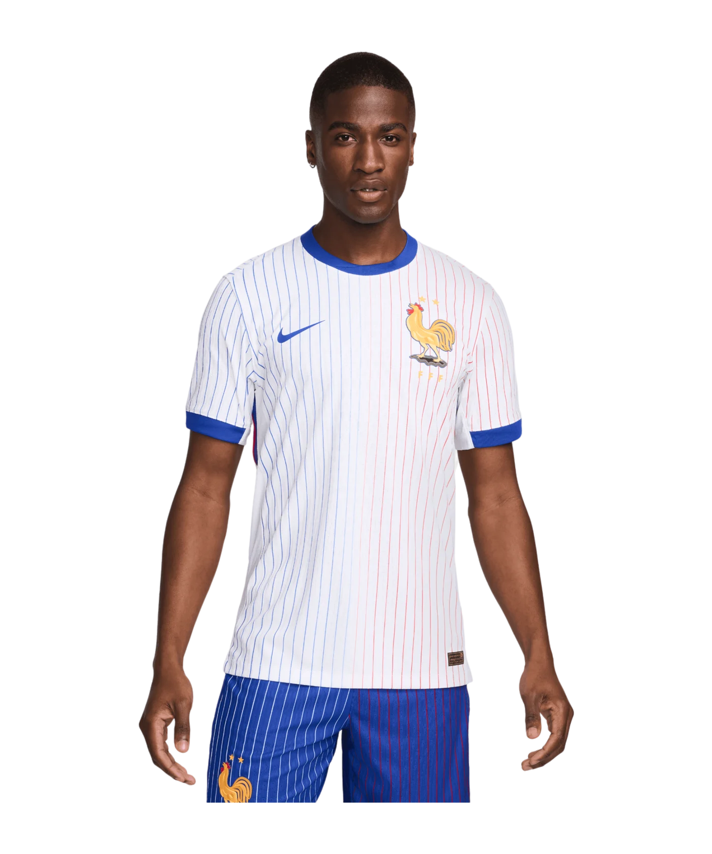 Nike Frankreich Auth. Trikot Away EM 2024 Weiss F100