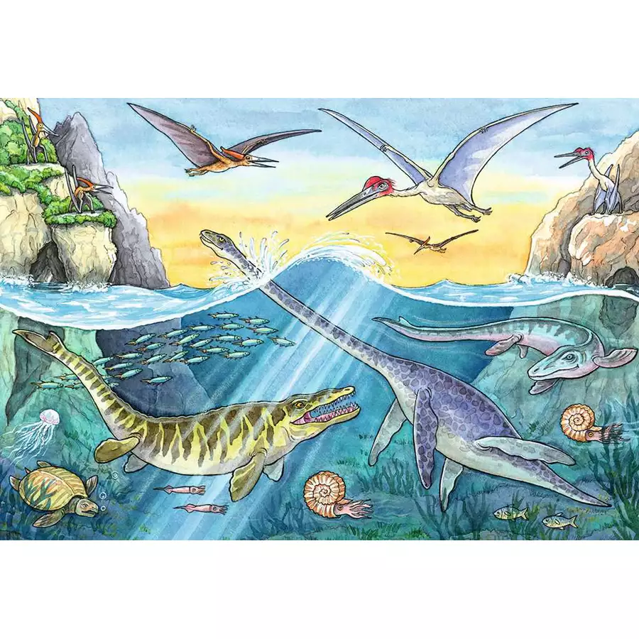 Ravensburger Puzzle WWW: Saurier und ihre Lebensräume