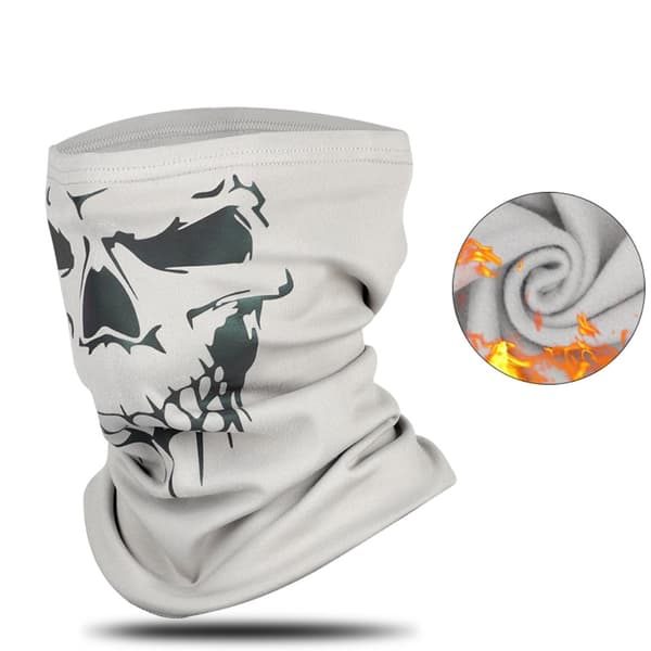 Bandana Mask Ansiktsmaske Halsvarmer Vindtett Balaclava - Grå