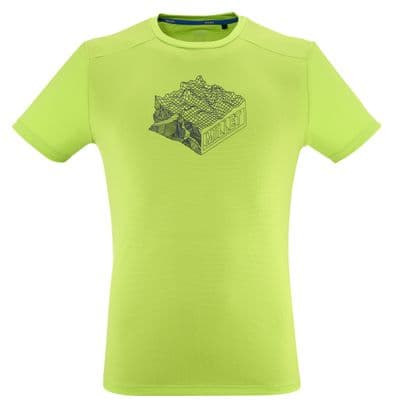 T-shirt Millet Kamet Map Vert Homme