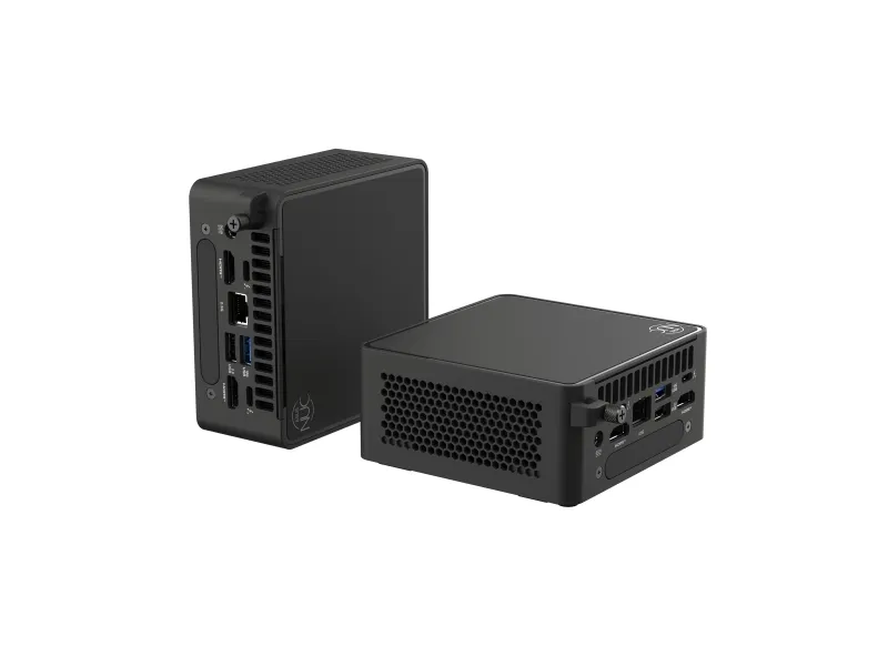 ASUS NUC 15 Pro Tall Kit RNUC15CRHU500002 - Barebone - mini PC 1 x Core Ultra 5 225H / op til 4.9 GHz - RAM 0 GB - Arc Graphics 130T - IEEE 802.11ax (Wi-Fi 6), IEEE 802.11be (Wi-Fi 7), Bluetooth 5.4 - sort