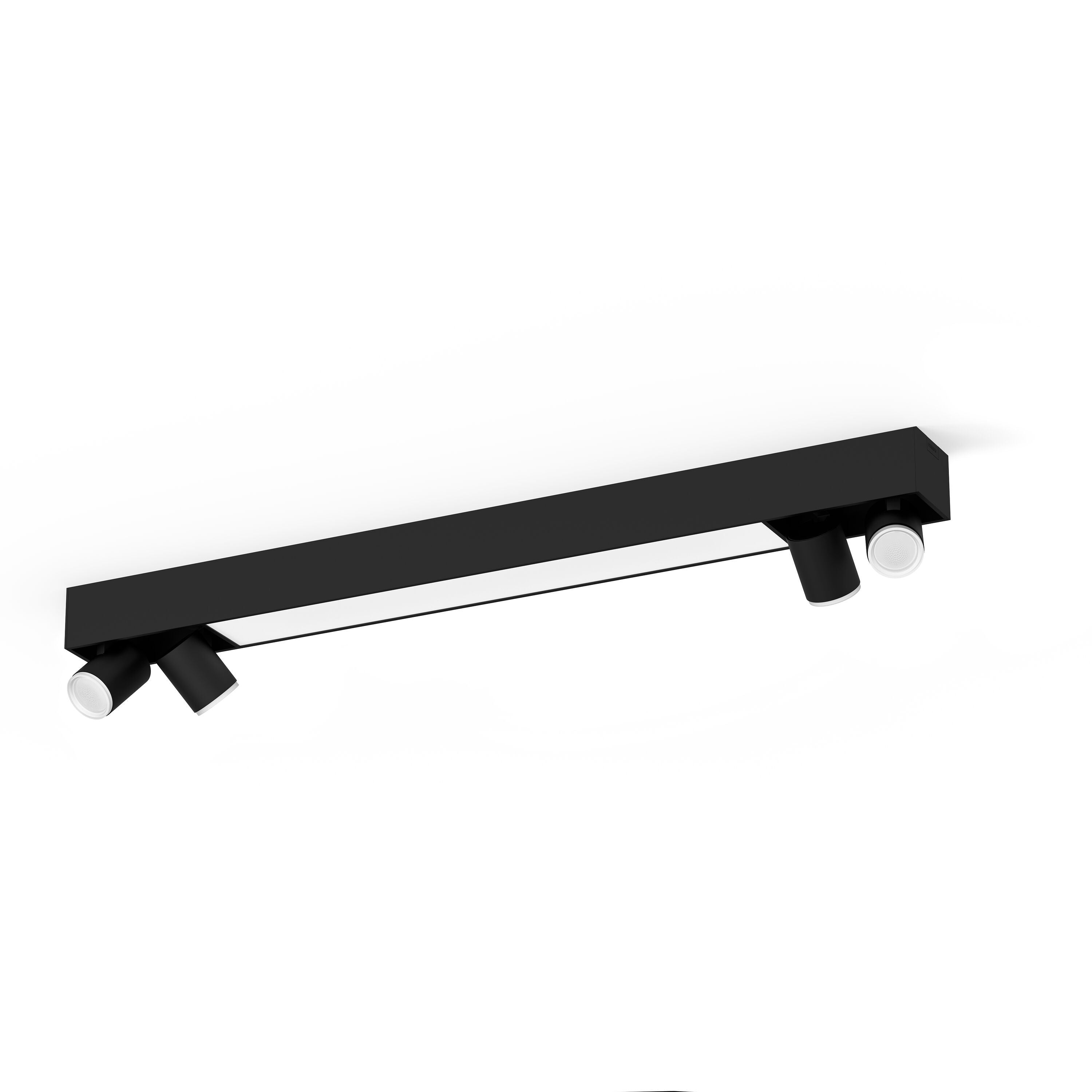 LE_HUE WACA Centris Spot schwarz_2flg - Schwarz / B: 99.0 cm x T: 8.5 cm x H: 12.7 cm