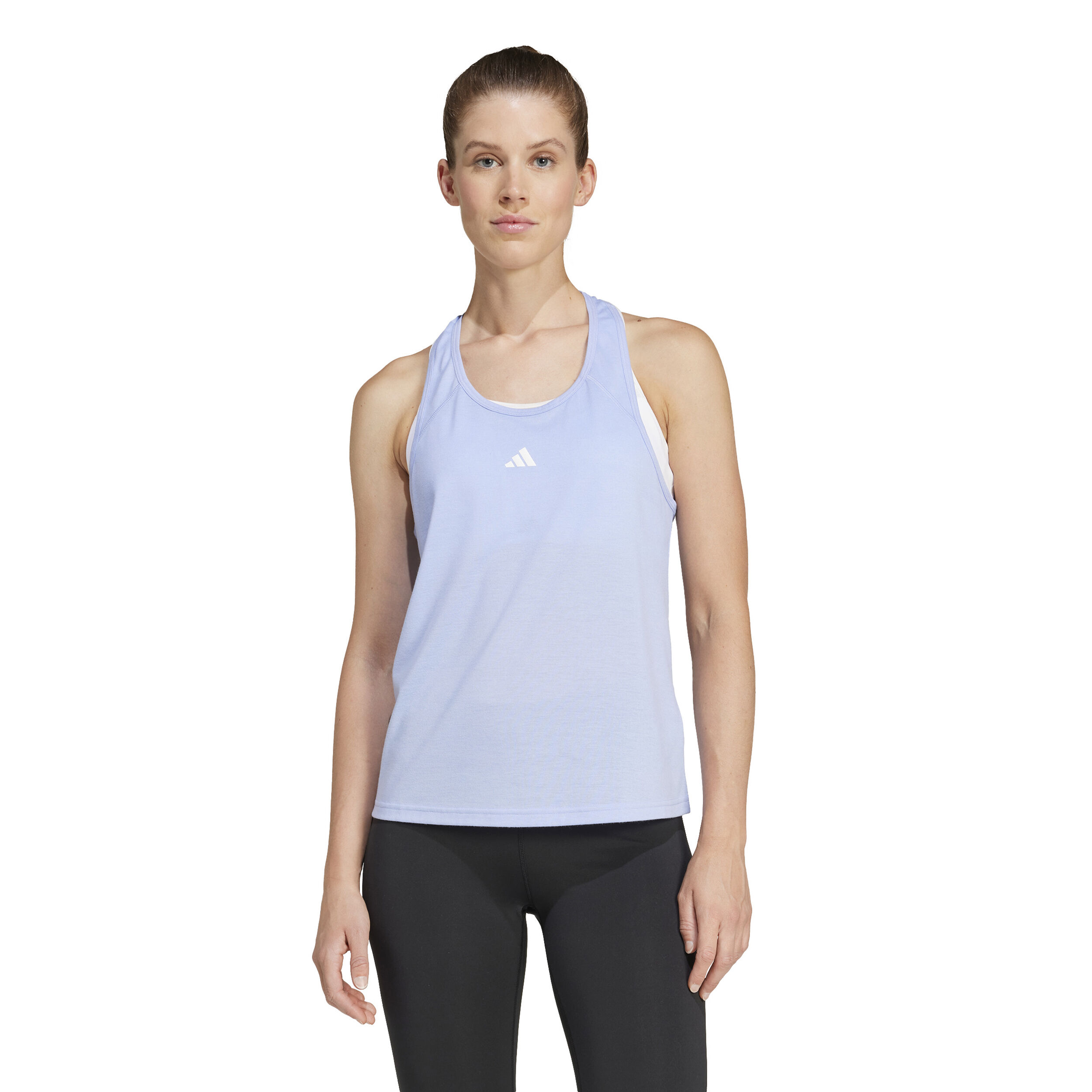adidas Training-Essential MIN Tank Débardeur Tank Top Femmes - Bleu Clair