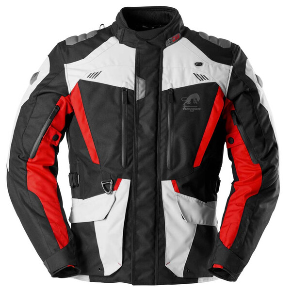 Furygan - Veste Apalaches Evo Noir / Gris Clair / Rouge