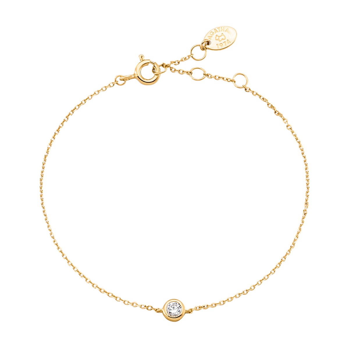 Bracelet Agatha Brillant doré