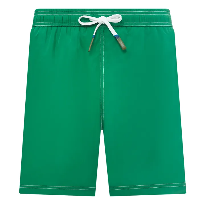 SMALLABLE BASICS Short De Bain Homme Polyester Recyclé | Vert foncé
