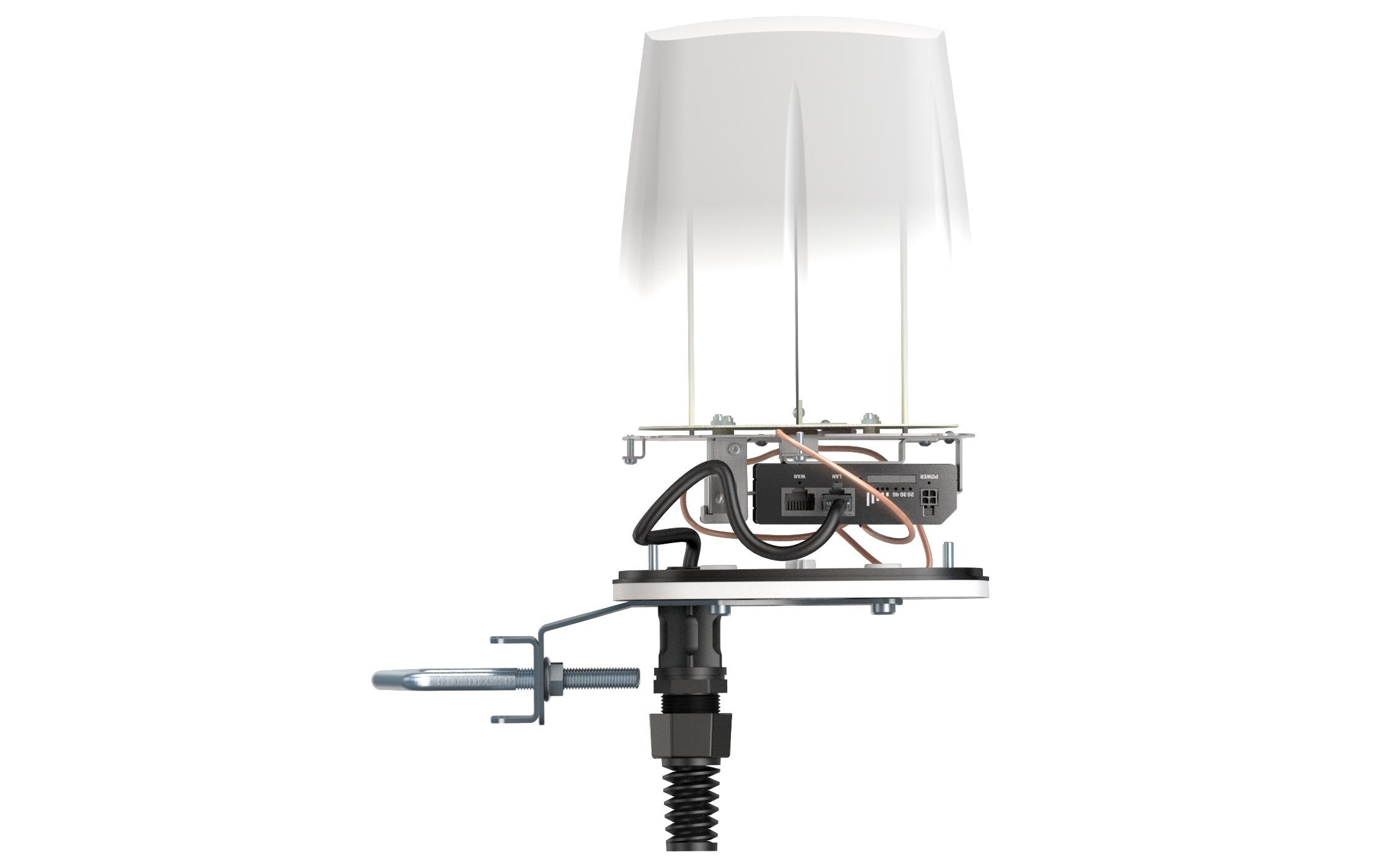 LTE-Antenne QuSpot A240S für RUT260/241/240/230/200<br>Multiband-LTE und WiFi-Antenne für optimale Aussenperformance