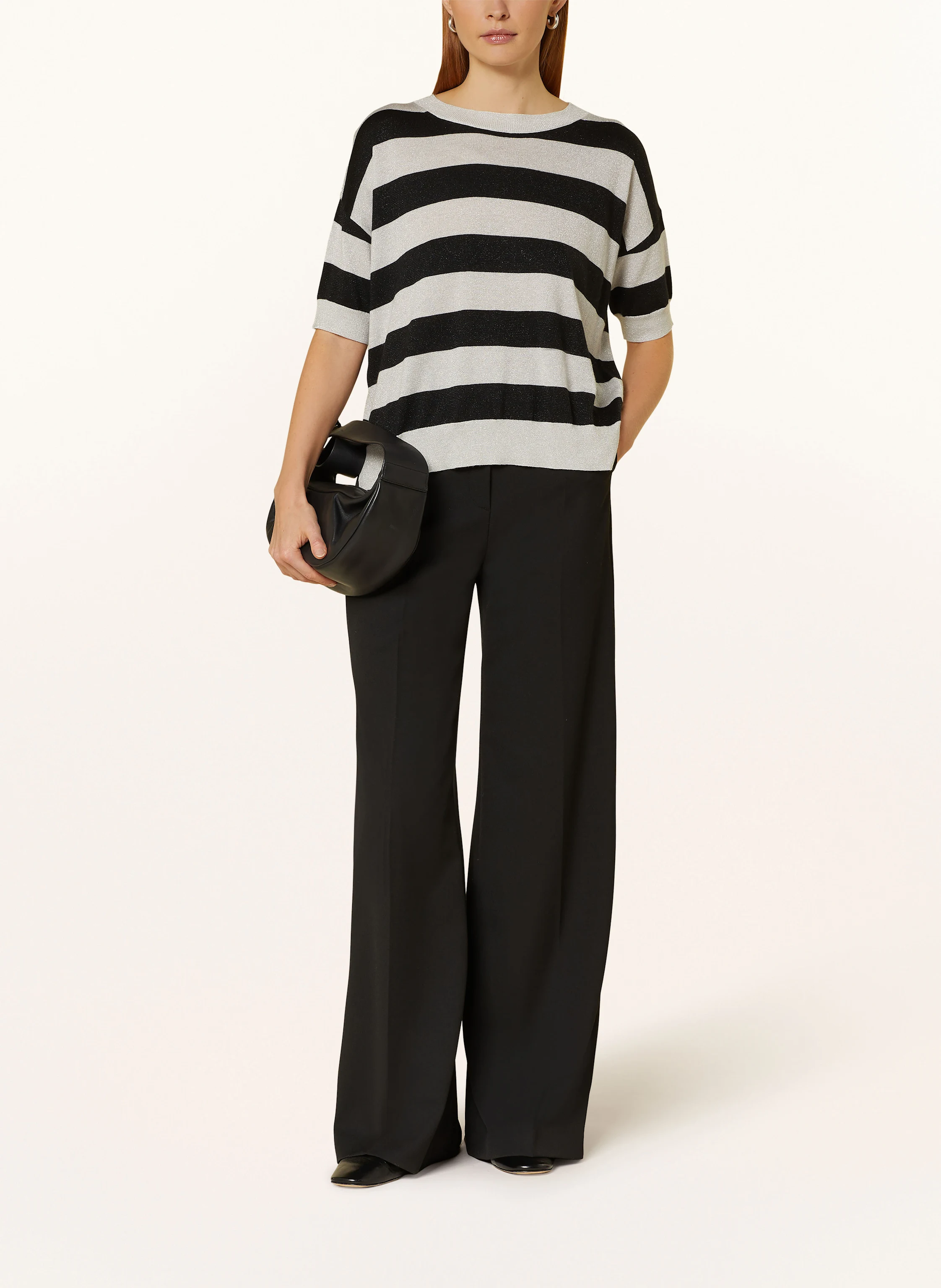 darling harbour Strickshirt mit Glitzergarn