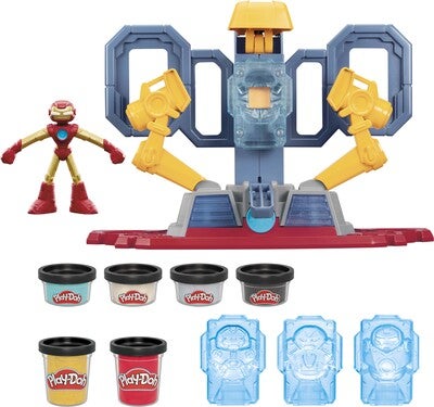 Play-Doh Iron Man Armor Maker Lab Lekesett