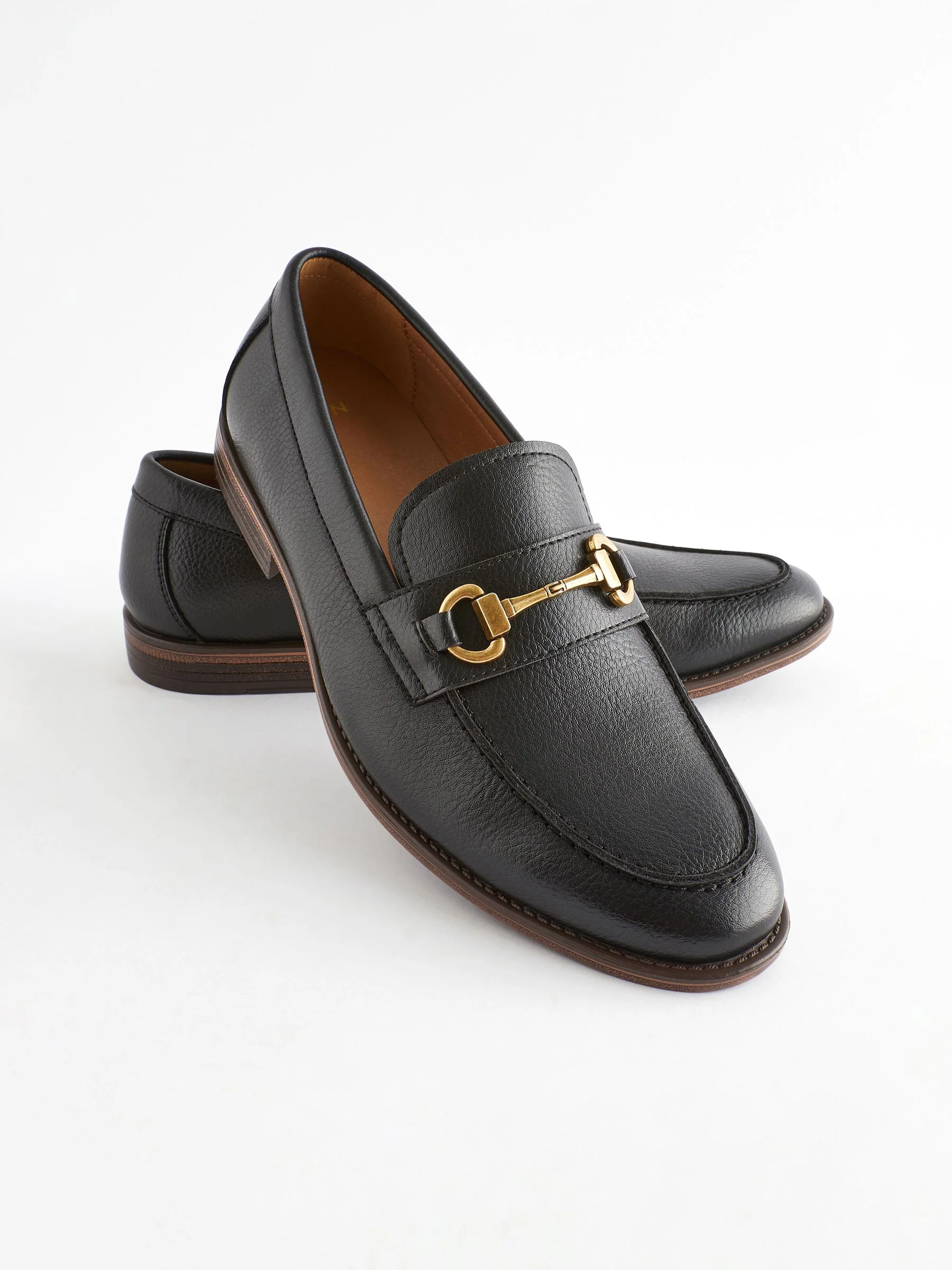 Zwart - Loafers met trens-bies