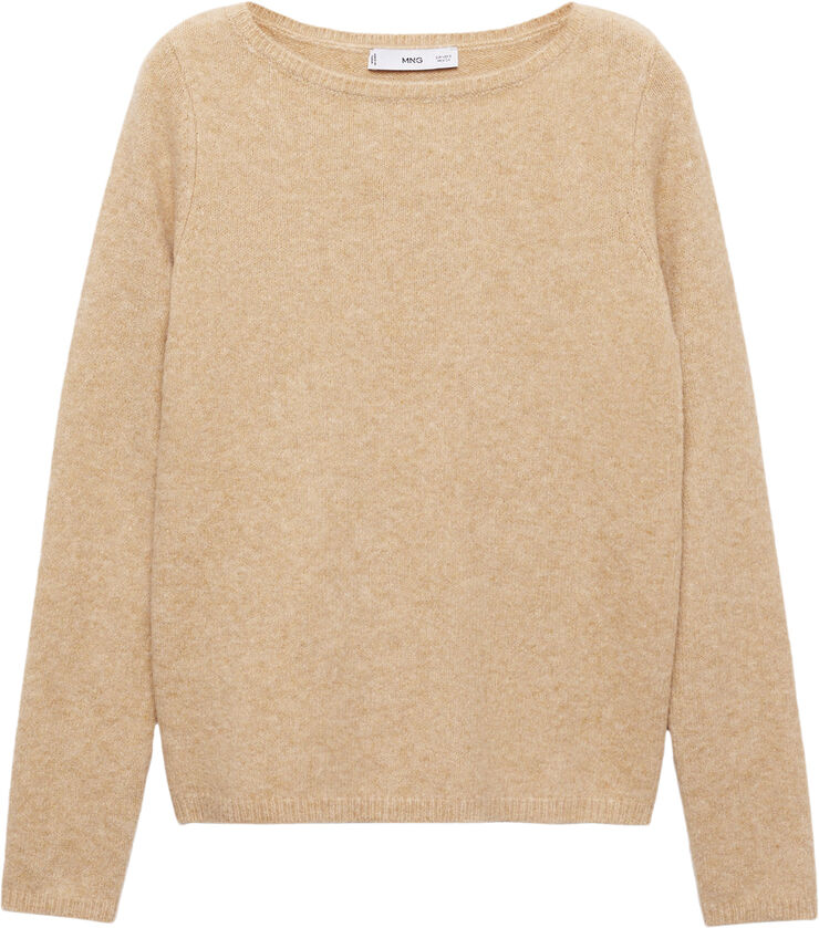 MANGO SWEATER. -- SEEDS Medium brown
