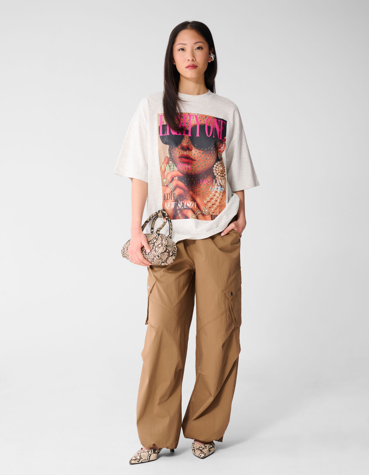 Cargo Balloon Fit Broek Bruin