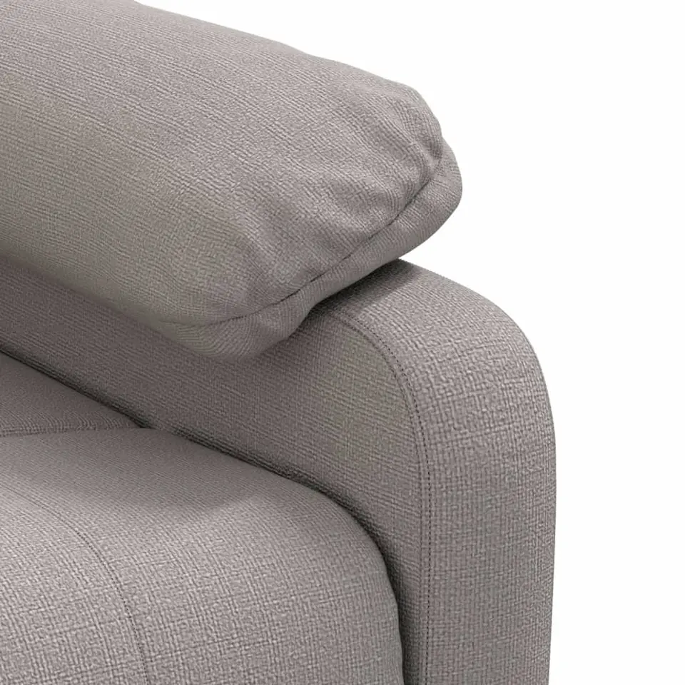 vidaXL - Fauteuil - Taupe - Stof