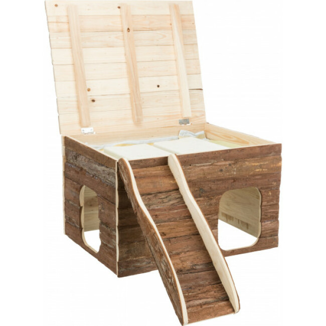 Maison fonctionnelle froid/chaud en bois pour rongeurs Gunnar Trixie