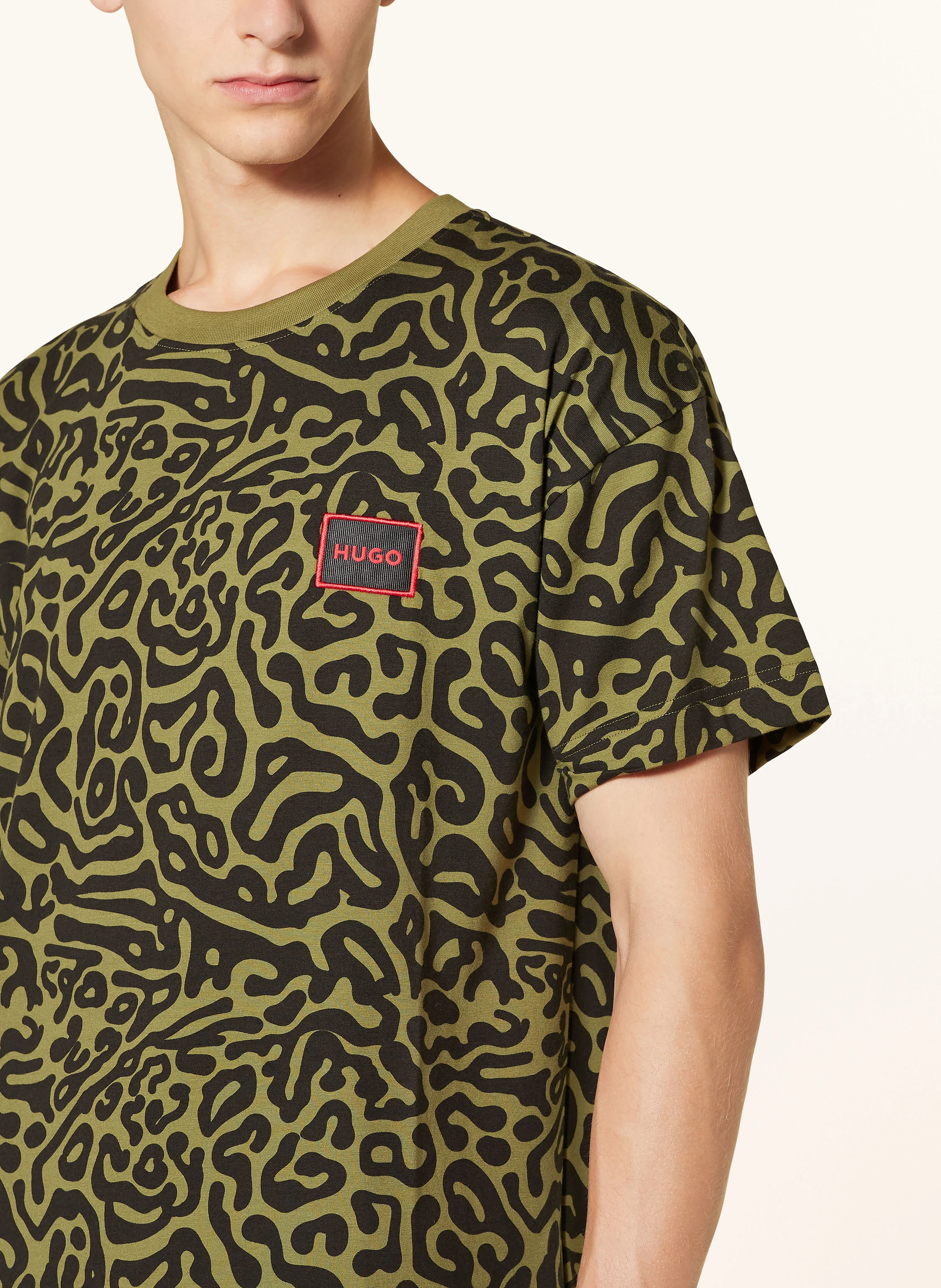 HUGO Schlafshirt PUFFERFISH